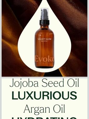 EVOKE therapy Velvet Glow Body Oil – 4fl oz